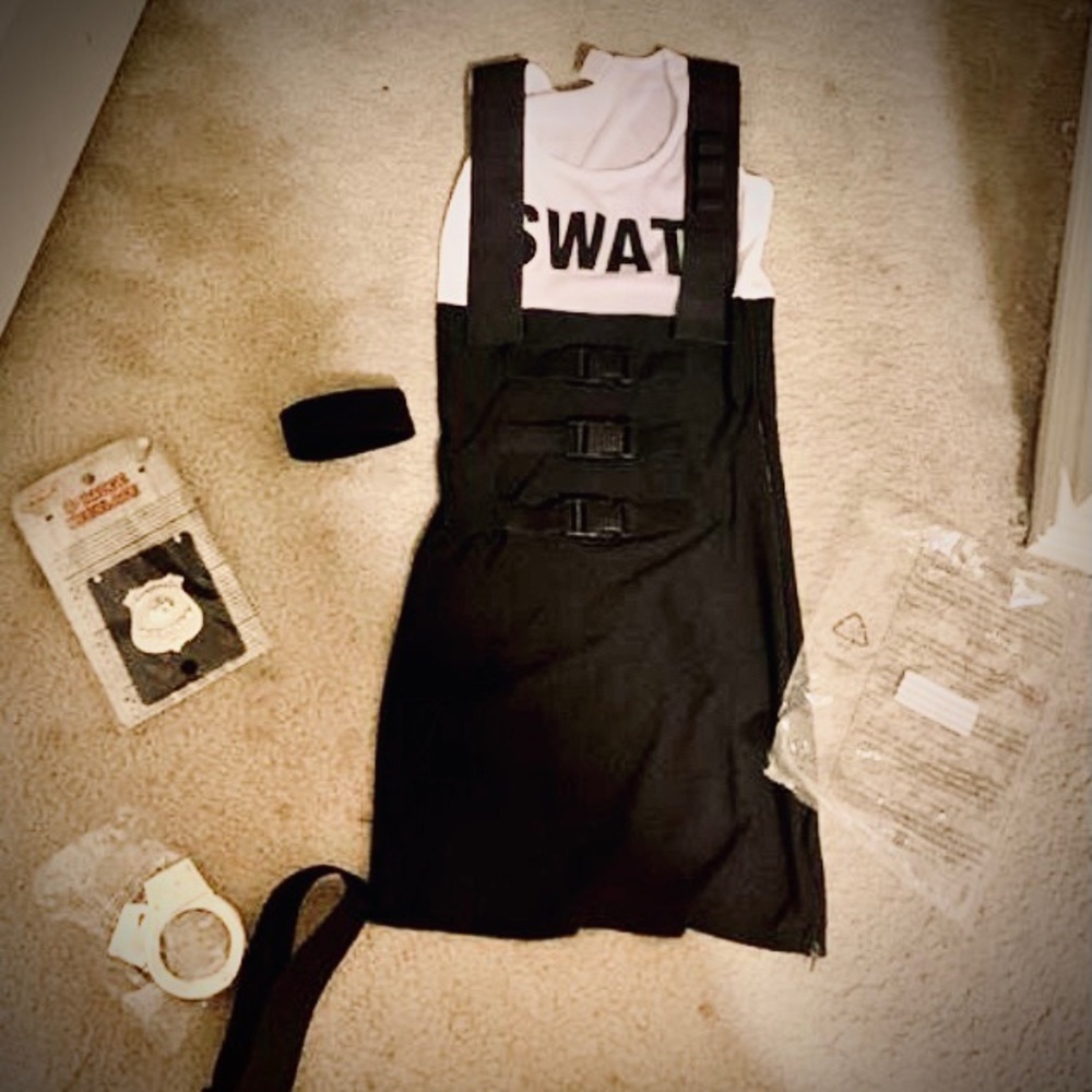 Halloween Costume brand new- SWAT & accessories